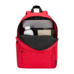 Zaino urbano ecologico e idrorepellente 16L per PC 14” color rosso seconda vista