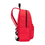 Zaino urbano ecologico e idrorepellente 16L per PC 14” color rosso vista laterale