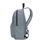 Zaino urbano ecologico e idrorepellente 16L per PC 14” color grigio seconda vista con laterale