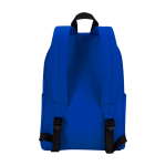 Zaino urbano ecologico e idrorepellente 16L per PC 14” color blu reale seconda vista posteriore