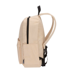 Zaino urbano ecologico e idrorepellente 16L per PC 14” color avorio seconda vista con laterale