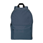 Zaino urbano ecologico e idrorepellente 16L per PC 14” color azzurro ciano seconda vista frontale