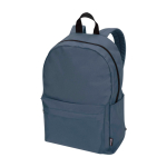 Zaino urbano ecologico e idrorepellente 16L per PC 14” color azzurro ciano
