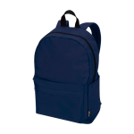 Zaino urbano ecologico e idrorepellente 16L per PC 14” color blu mare