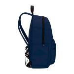 Zaino urbano ecologico e idrorepellente 16L per PC 14” color blu mare vista laterale