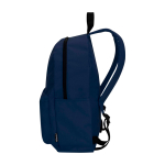 Zaino urbano ecologico e idrorepellente 16L per PC 14” color blu mare seconda vista con laterale