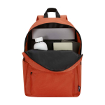 Zaino urbano ecologico e idrorepellente 16L per PC 14” color rosa salmone seconda vista