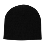 Berretto versatile in maglia a costine per climi freddi Elevate™ color nero seconda vista posteriore
