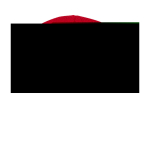 Berretto versatile in maglia a costine per climi freddi Elevate™ color rosso seconda vista frontale