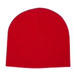 Berretto versatile in maglia a costine per climi freddi Elevate™ color rosso seconda vista posteriore
