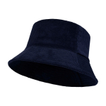 Cappello da pescatore in velluto riciclato e cotone 280 g/m2 color blu mare