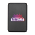 Batteria esterna wireless magnetica in plastica riciclata 5.000 mAh color nero