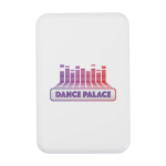 Batteria esterna wireless magnetica in plastica riciclata 5.000 mAh color bianco