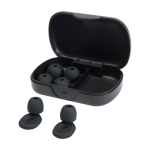 Tappi in silicone di alta qualità per dormire, studiare o viaggiare color nero