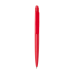 Penna in plastica riciclata design minimalista inchiostro blu color rosso