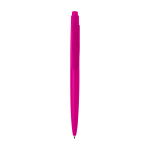 Penna in plastica riciclata design minimalista inchiostro blu color fucsia