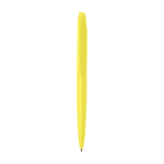 Penna in plastica riciclata design minimalista inchiostro nero color giallo