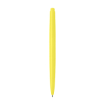 Penna in plastica riciclata design minimalista inchiostro nero color giallo seconda vista posteriore
