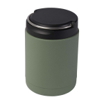 Portavivande termico in acciaio inossidabile riciclato con manico 500 ml color verde pastello