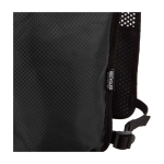 Gilet idratazione per running impermeabile e riflettente color nero vista dettaglio 1
