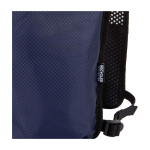 Gilet idratazione per running impermeabile e riflettente color blu mare vista dettaglio 1