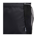 Borsa yoga in tessuto ripstop riciclato e impermeabile 18 l color nero vista dettaglio 1