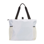 Borsa yoga in tessuto ripstop riciclato e impermeabile 18 l color sabbia seconda vista posteriore