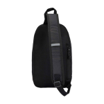 Borsa a tracolla per idratazione in tessuto riciclato impermeabile 6l color nero seconda vista posteriore