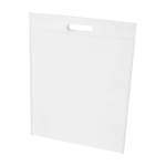 Borsa in non woven riciclato termosaldata e ultraresistente 5l color bianco