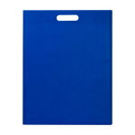 Borsa in non woven riciclato termosaldata e ultraresistente 5l color blu reale seconda vista frontale