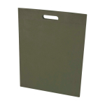 Borsa in non woven riciclato termosaldata e ultraresistente 5l color verde scuro