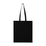 Shopper multiuso in non woven riciclato resistente allo strappo 6l color nero seconda vista frontale