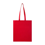 Shopper multiuso in non woven riciclato resistente allo strappo 6l color rosso seconda vista frontale