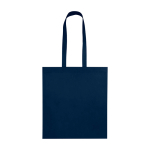 Shopper multiuso in non woven riciclato resistente allo strappo 6l color blu mare terza vista frontale