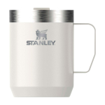 Tazza da campeggio in acciaio inox riciclato 236ml Stanley Everyday color beige seconda vista frontale