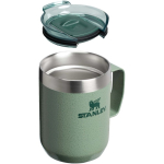 Tazza da campeggio in acciaio inox riciclato 236ml Stanley Everyday color verde scuro seconda vista