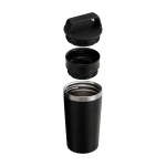 Tazza take-away in acciaio con tappo ermetico 350ml Stanley Café-To-Go color nero seconda vista
