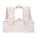 Zaino da viaggio ecologico multiuso per portatile 9l 14” color bianco sporco vista dettaglio 1