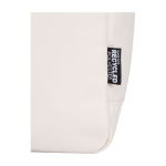 Zaino da viaggio ecologico multiuso per portatile 9l 14” color bianco sporco vista dettaglio 2