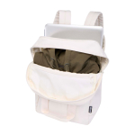 Zaino da viaggio ecologico multiuso per portatile 9l 14” color bianco sporco terza vista
