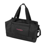 Borsone da viaggio ecologico progettato per uso pratico e comodo 42l color nero