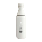 Brraccia in acciaio inox riciclato doppia apertura 350ml Stanley All Day Slim color beige vista con logo stampato 2