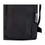 Borsa da viaggio per bottiglie realizzata con materiali ecologici 2l color nero vista dettaglio 1