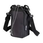Borsa da viaggio per bottiglie realizzata con materiali ecologici 2l color nero seconda vista