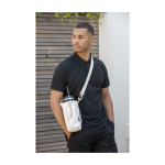 Borsa da viaggio per bottiglie realizzata con materiali ecologici 2l color nero immagine stile di vita