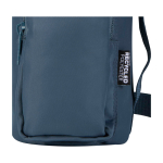 Borsa da viaggio per bottiglie realizzata con materiali ecologici 2l color azzurro ciano vista dettaglio 1