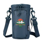 Borsa da viaggio per bottiglie realizzata con materiali ecologici 2l color azzurro ciano