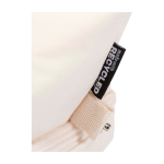 Beauty case in poliestere riciclato con ampio scomparto inferiore 6l color bianco sporco vista dettaglio 1