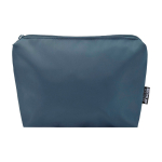Pochette da viaggio ecologico con scomparto principale 2l color azzurro ciano seconda vista frontale