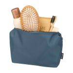 Pochette da viaggio ecologico con scomparto principale 2l color azzurro ciano seconda vista